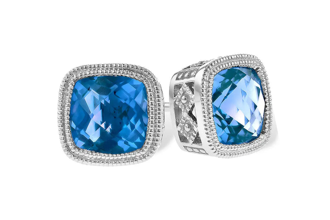 Blue Topaz Studs Allison Kaufman