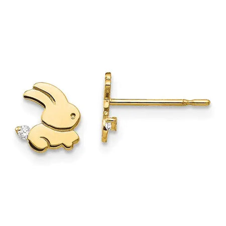 Bunny Earrings Quality Gold of Cincinnati