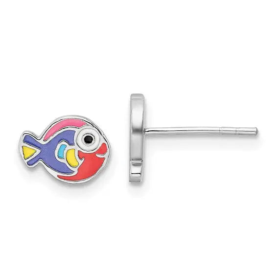 Children's Fish Studs Quality Gold of Cincinnati