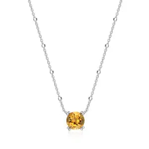 Citrine Necklace Samuel B Collection