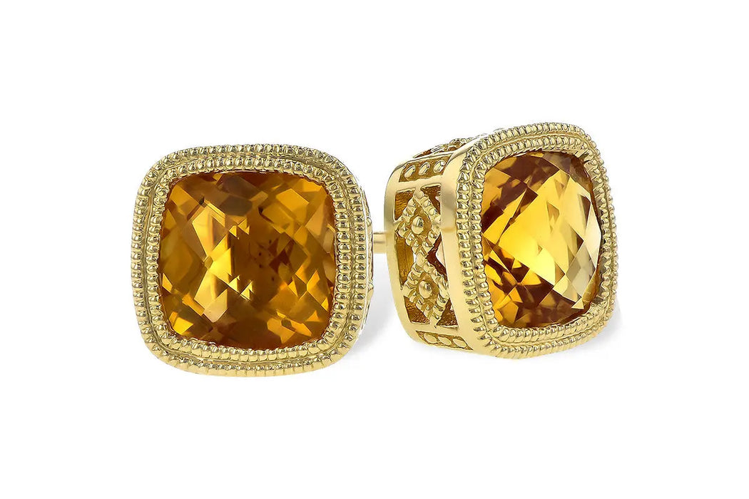 Citrine Stud Earrings Allison Kaufman