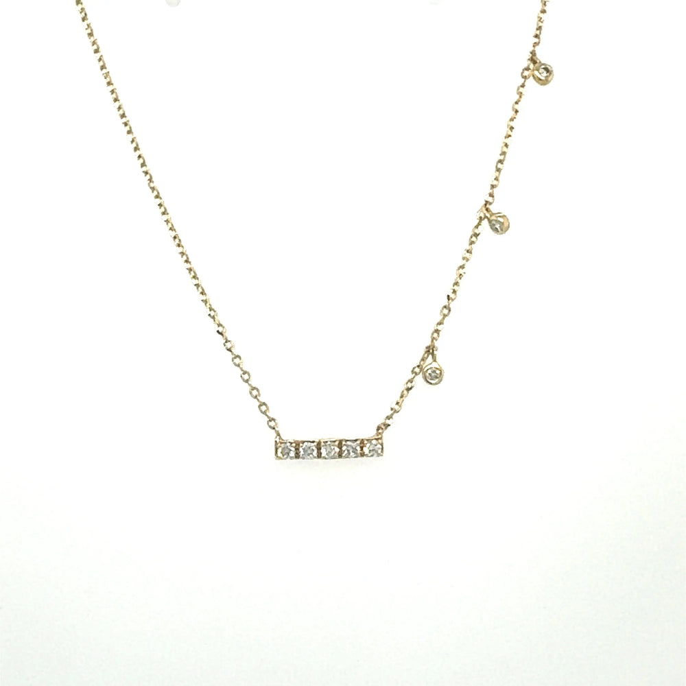 Diamond Bar Necklace Bernard's