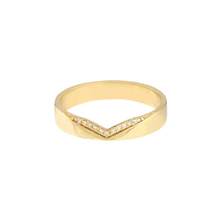 Diamond Chevron Ring Midas