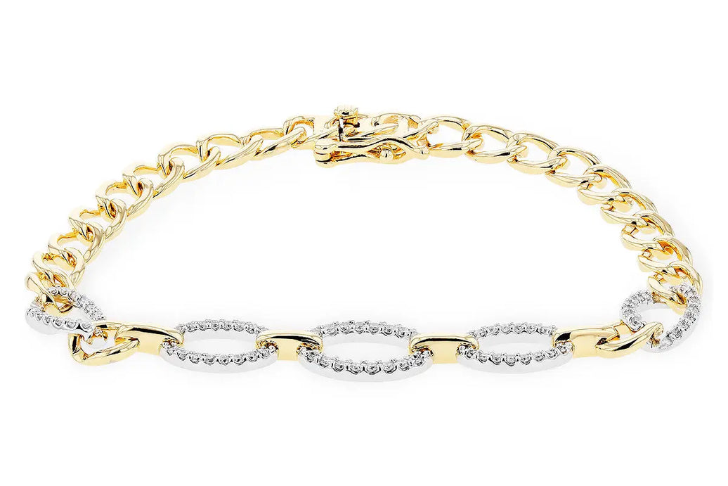 Diamond Curb Link Bracelet Allison Kaufman