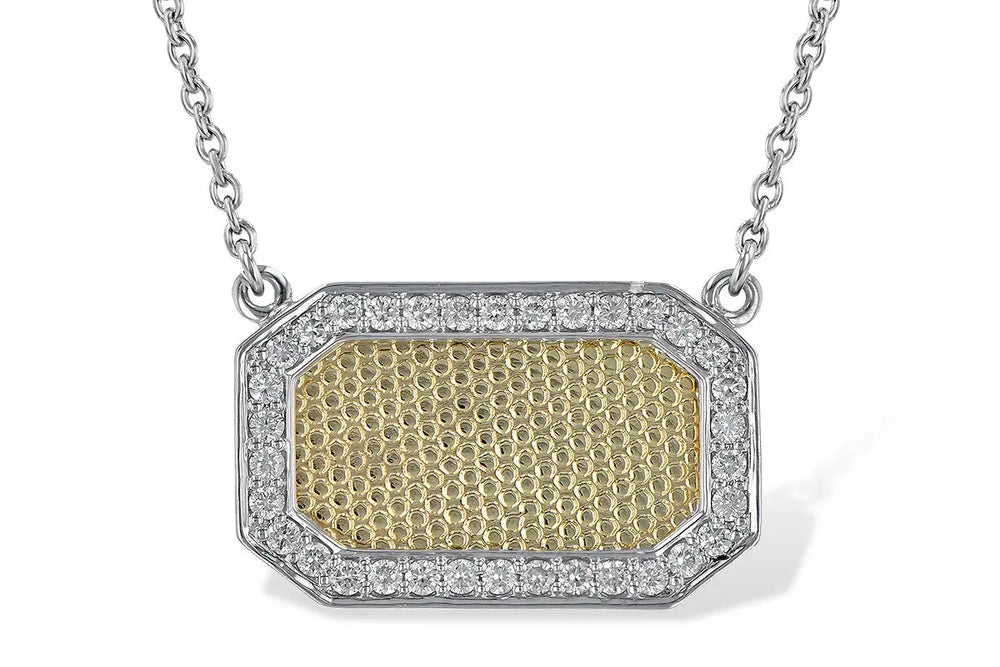 Diamond Tag Necklace Allison Kaufman