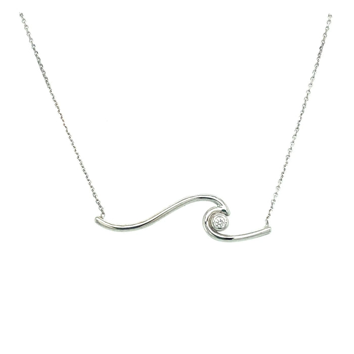 Diamond Wave Necklace Midas