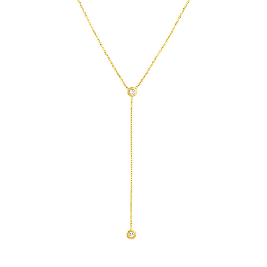 Diamond Y Necklace Midas