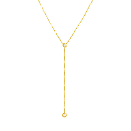 Diamond Y Necklace Midas