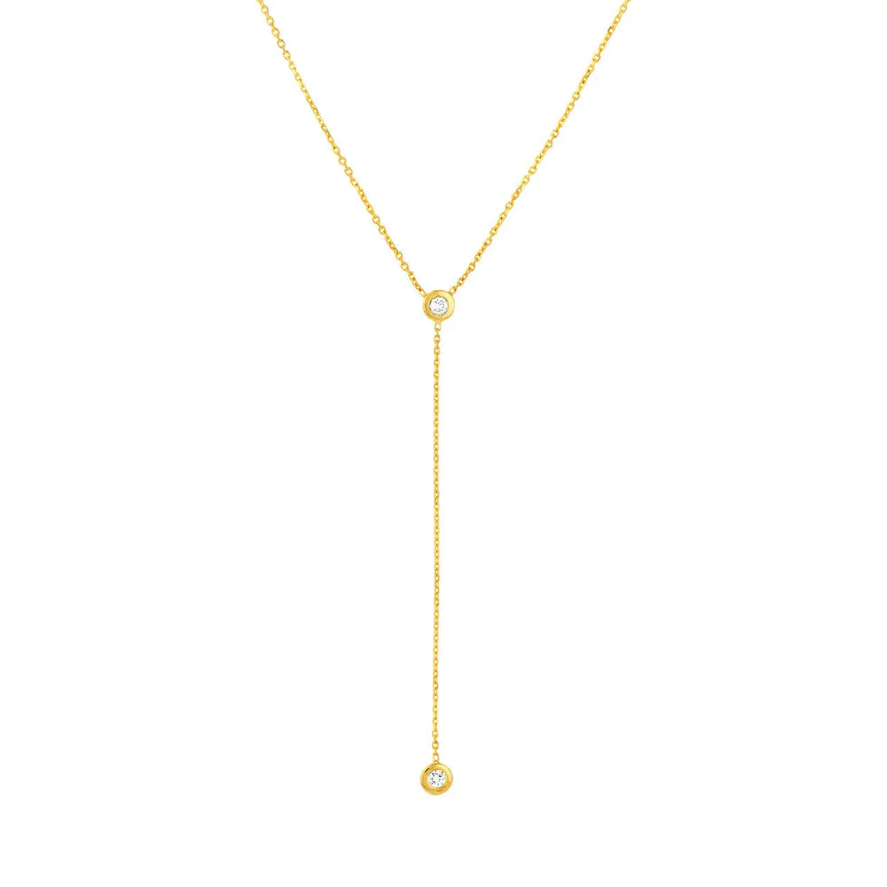 Diamond Y Necklace Midas