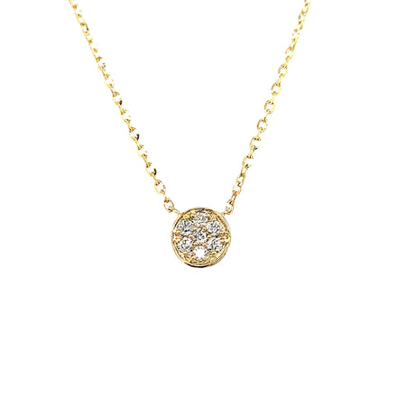 Disc diamond pendant Bernard's