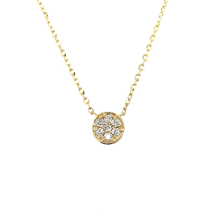 Disc diamond pendant Bernard's