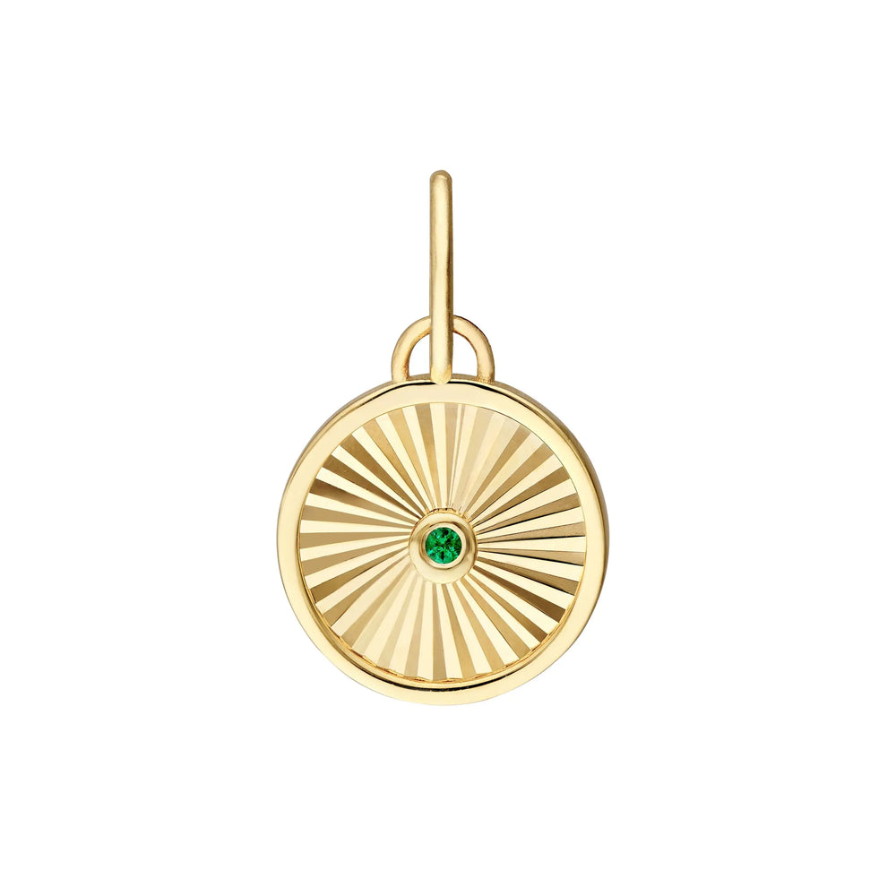 Emerald Round Radiant Pendant Midas