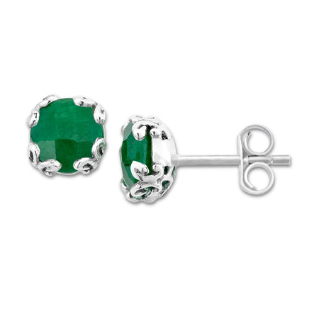 Emerald Stud Earrings Samuel B Collection