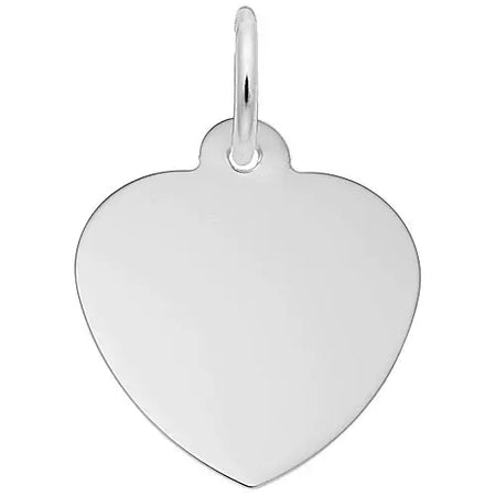 Engraveable Heart Charm/Pendant Rembrandt