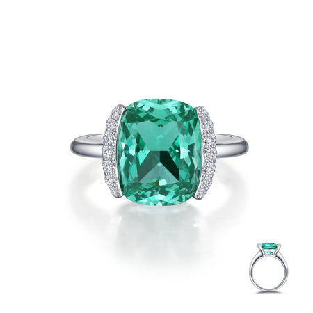 Fancy Lab Grown Green Sapphire Ring Lafonn