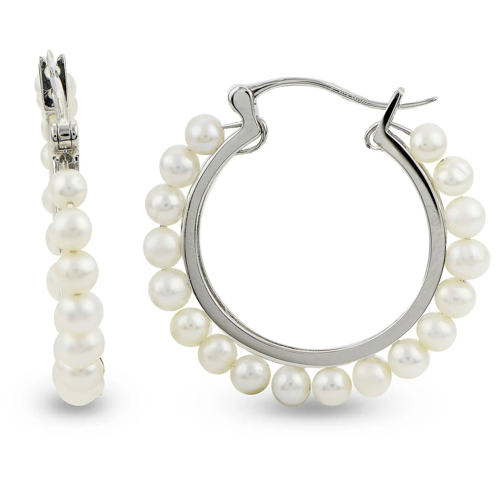 Freshwater Pearl Hoop Earrings Imperial-Deltah, Inc.