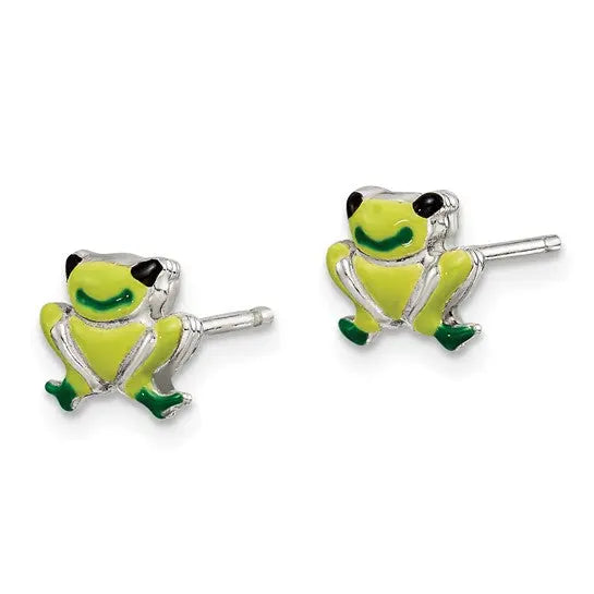 Frog Stud Earrings Quality Gold of Cincinnati