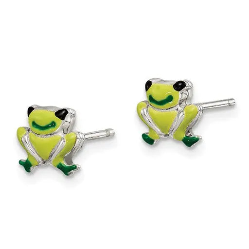Frog Stud Earrings Quality Gold of Cincinnati