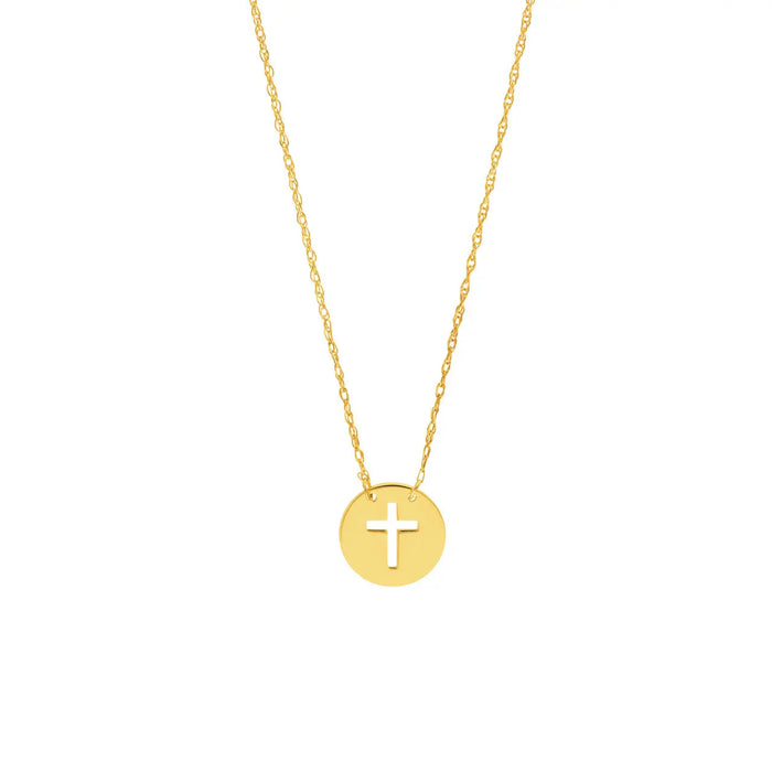 Gold Cross Necklace Midas