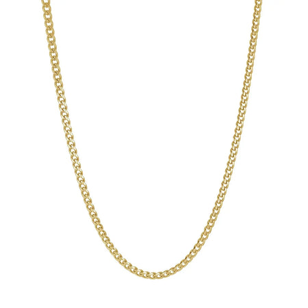 Gold Ion PLated Curb Chain Italgem