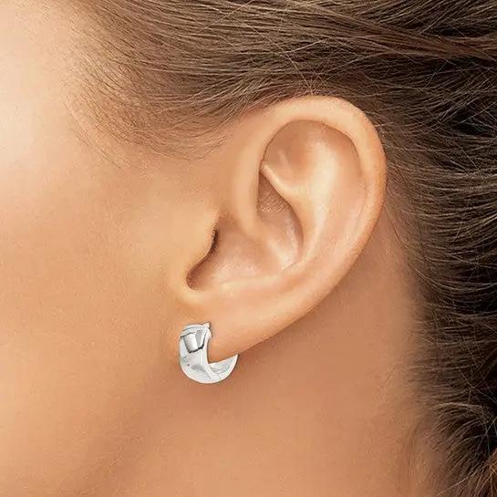 image Huggie Hoop Earrings Quality Gold of Cincinnati