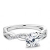Infinity Style diamond semi mount ring Crown Ring Bridal House
