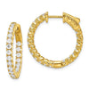 Inside Outside Hoop Earrings Quality Gold of Cincinnati