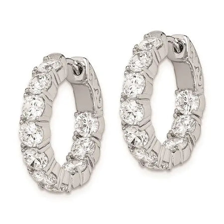 Inside Outside Hoop Earrings Quality Gold of Cincinnati