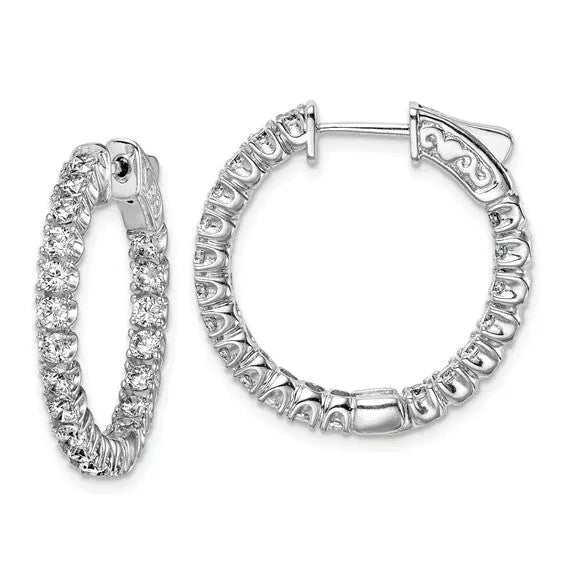 Inside Outside Hoop Earrings Quality Gold of Cincinnati