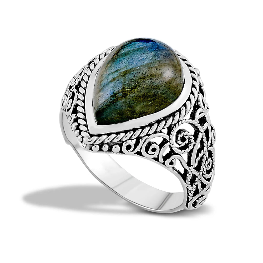 Labradorite Ring Samuel B Collection