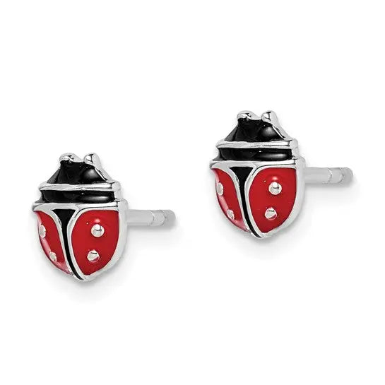 Lady Bug Stud Earrings Quality Gold of Cincinnati