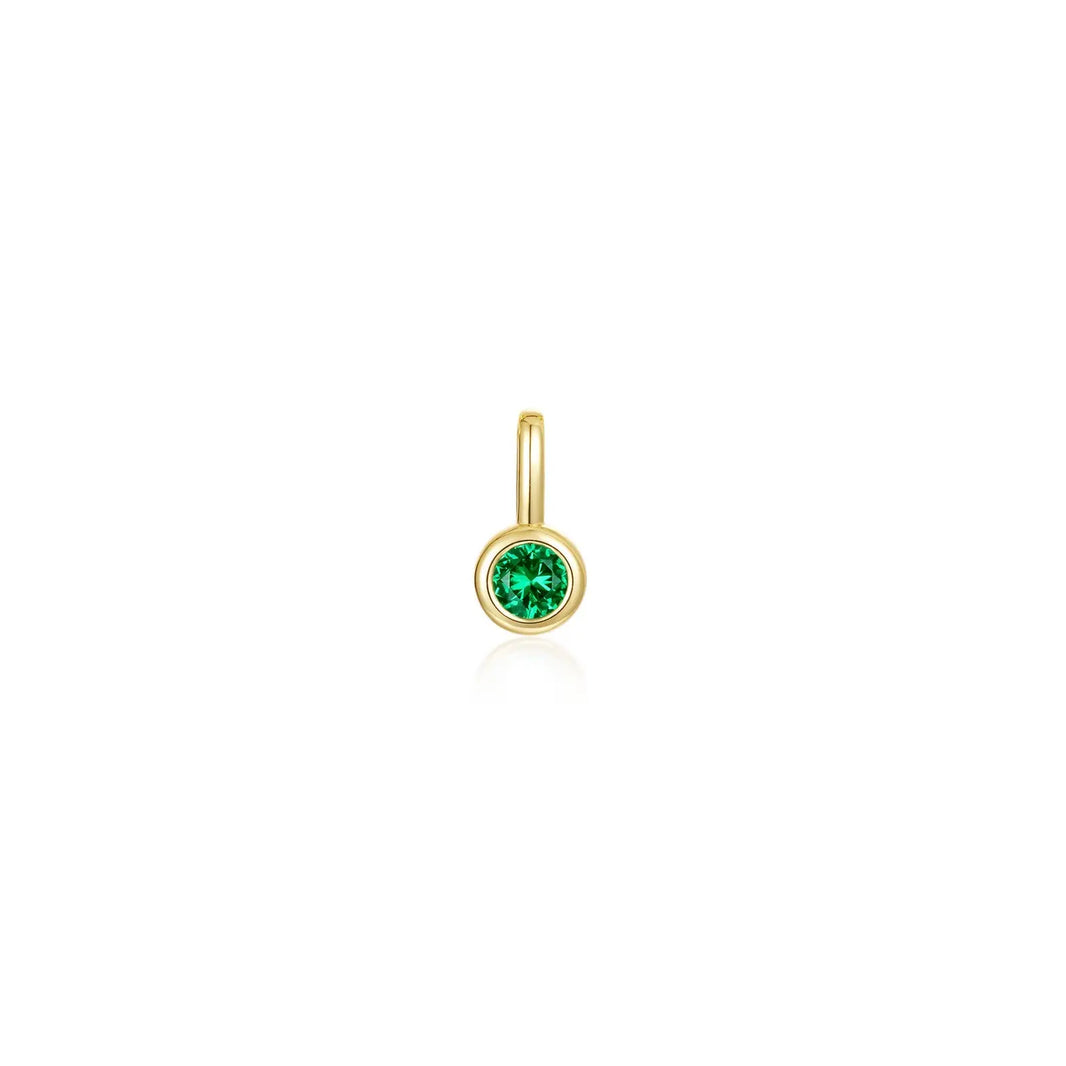 May Bezel Birthstone Charm Pendant Lafonn
