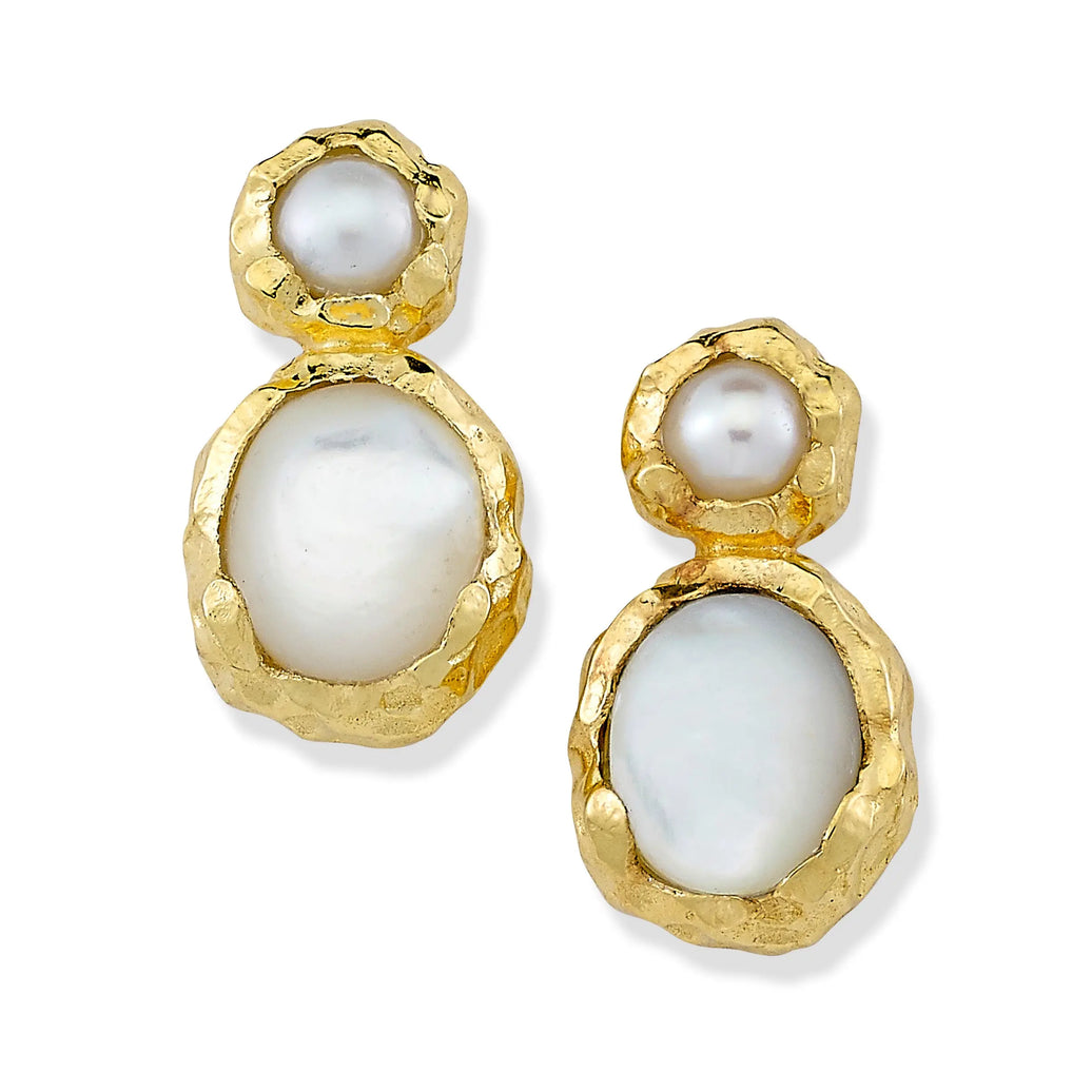 Peal Drop Earrings Samuel B Collection