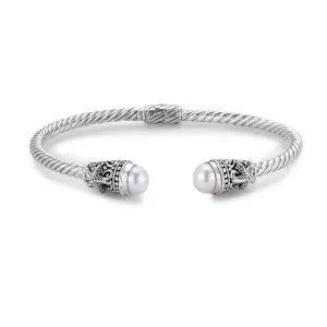 Pearl Bangle Bracelet Samuel B Collection