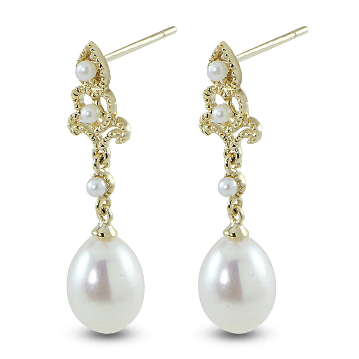 Pearl Drop Earrings Imperial-Deltah, Inc.