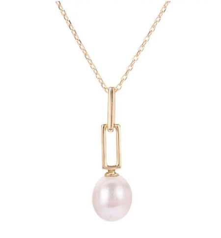 Pearl paperclip pendant Imperial-Deltah, Inc.