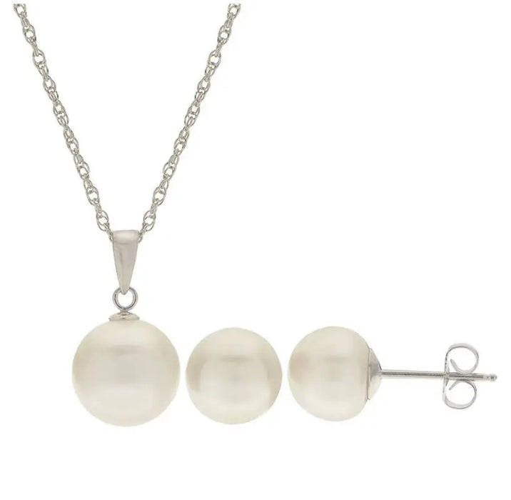 Pearl pendant and earring set Imperial-Deltah, Inc.