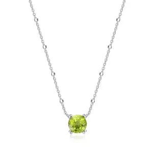 Peridot Necklace Samuel B Collection