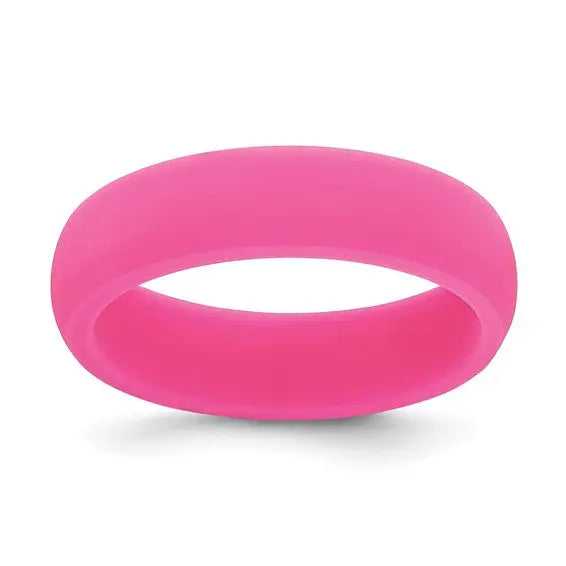 Pink Silicone Ring Quality Gold of Cincinnati