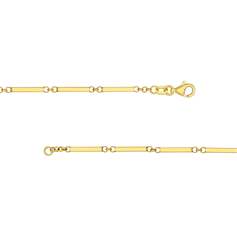 Rectangle Bar Station Bracelet Midas
