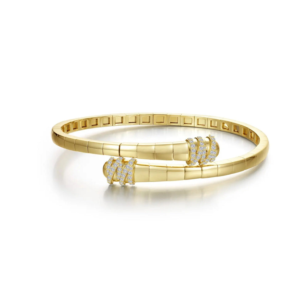 Ribbon Bypass Flexible Bangle Lafonn