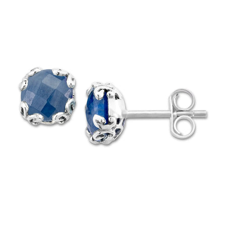 Sapphire Stud Earrings Samuel B Collection