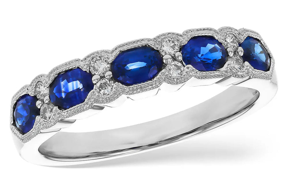 Sapphire and Daimond Band Allison Kaufman