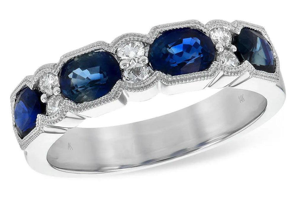 Sapphire and Diamond Band Allison Kaufman