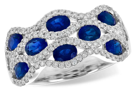 Sapphire and Diamond Ring Allison Kaufman