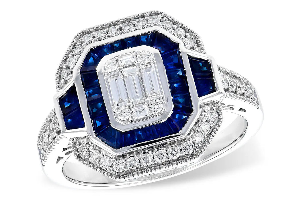 Sapphire and Diamond Ring Allison Kaufman