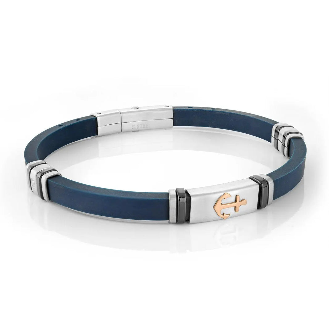 Silicone Anchor Bracelet Italgem