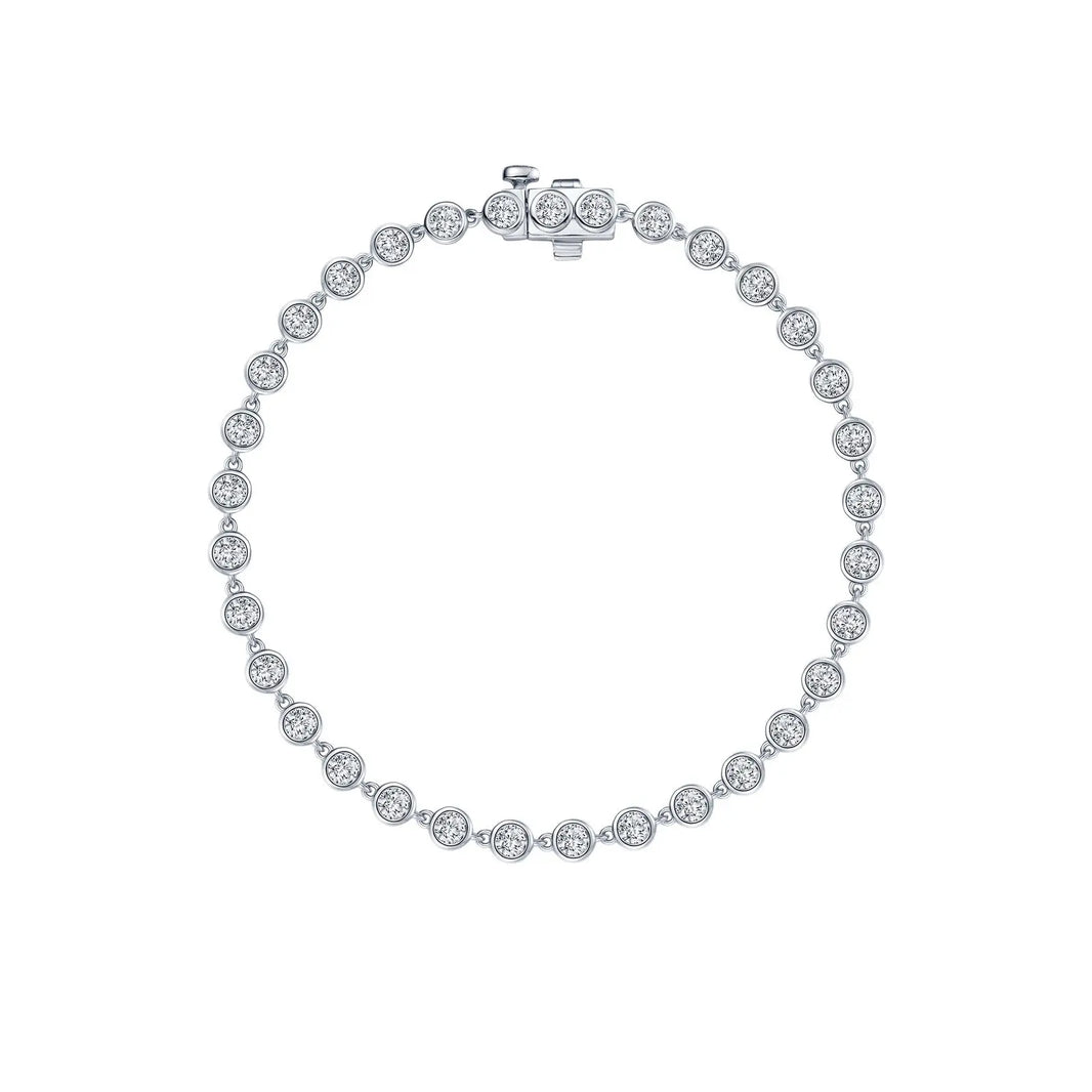 Simulated Diamond Bezel Bracelet Lafonn