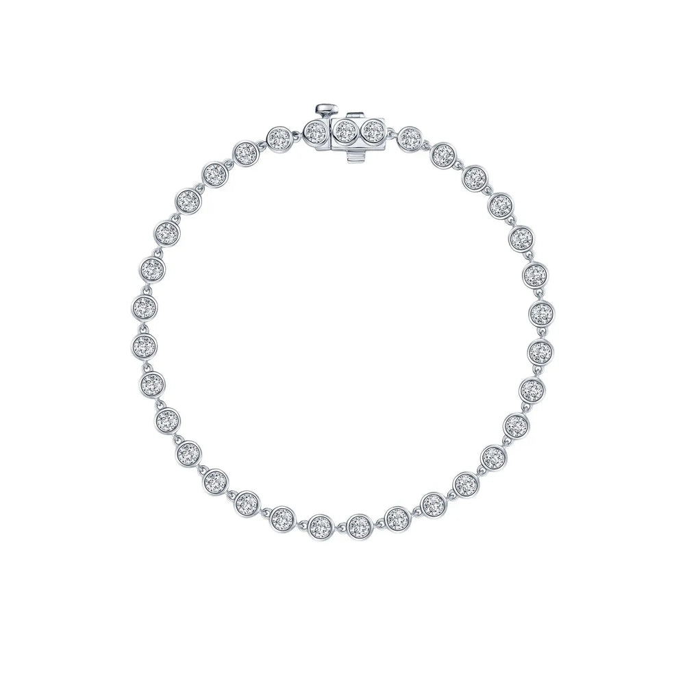 Simulated Diamond Bezel Bracelet Lafonn