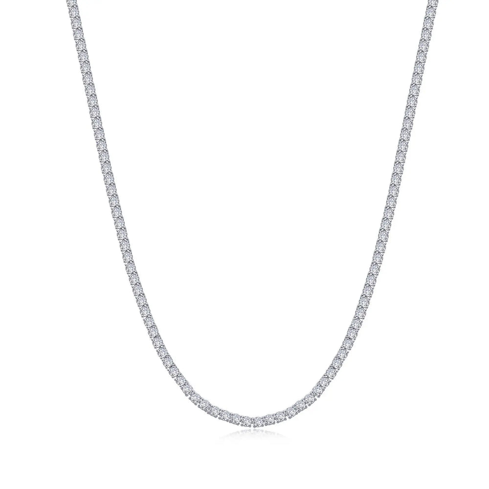 Simulated Diamond Tennis Necklacle Lafonn